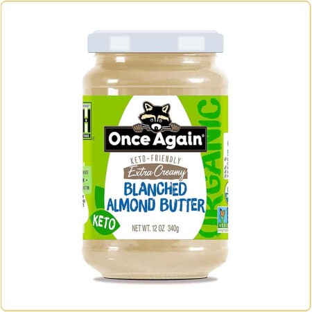 ONCE AGAIN: Extra Creamy Blanched Almond Butter, 12 oz